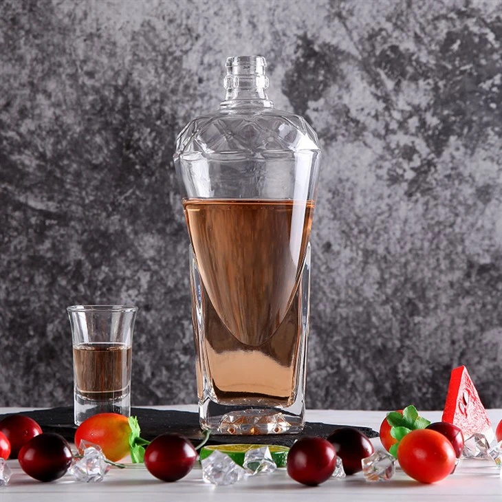 Shaped Whiskey Bottle
